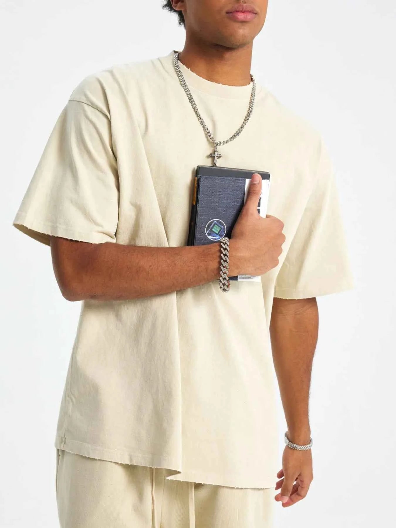 Men's Casual Oversized Cotton T-Shirt